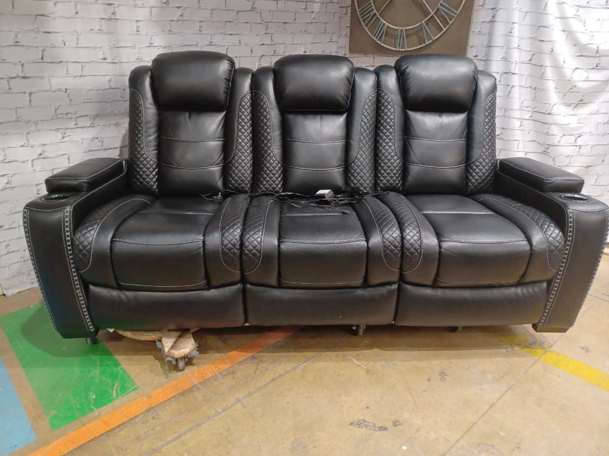 Party Time Power Reclining Sofa with Adjustable Headrest - Gallery Image 10